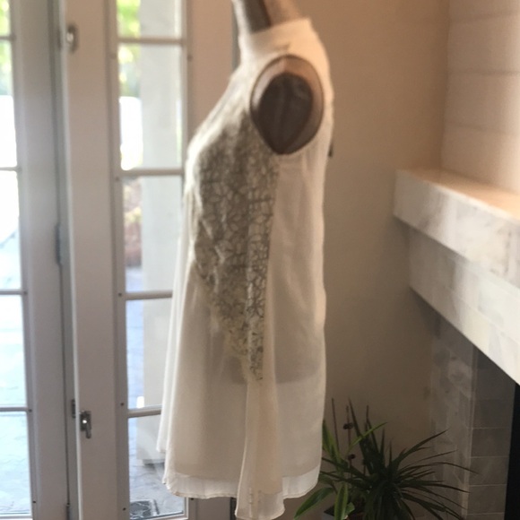 Boohoo High Neck Lace Front Swing Dress 8 NWT - Picture 4 of 16